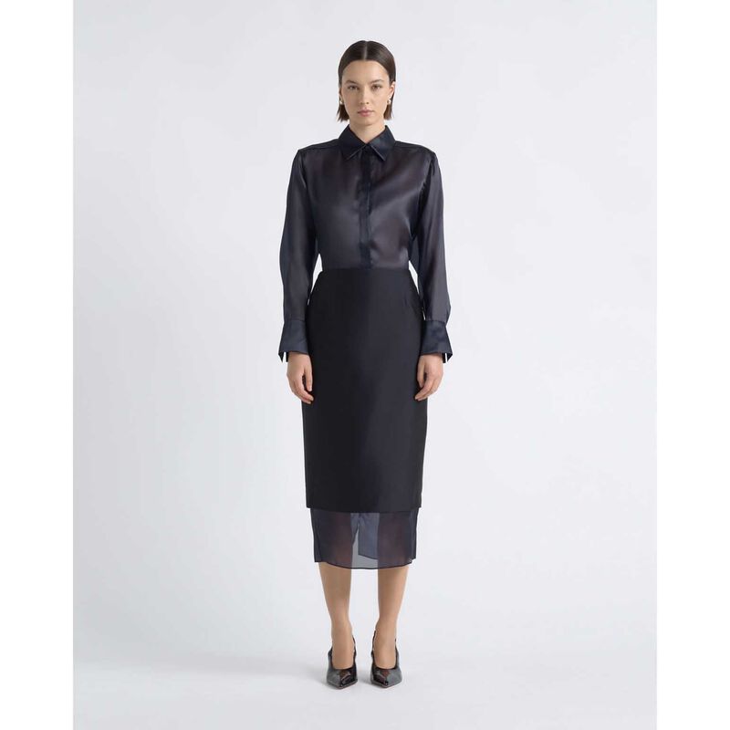 Cue Silk Organza Shirt image number 7